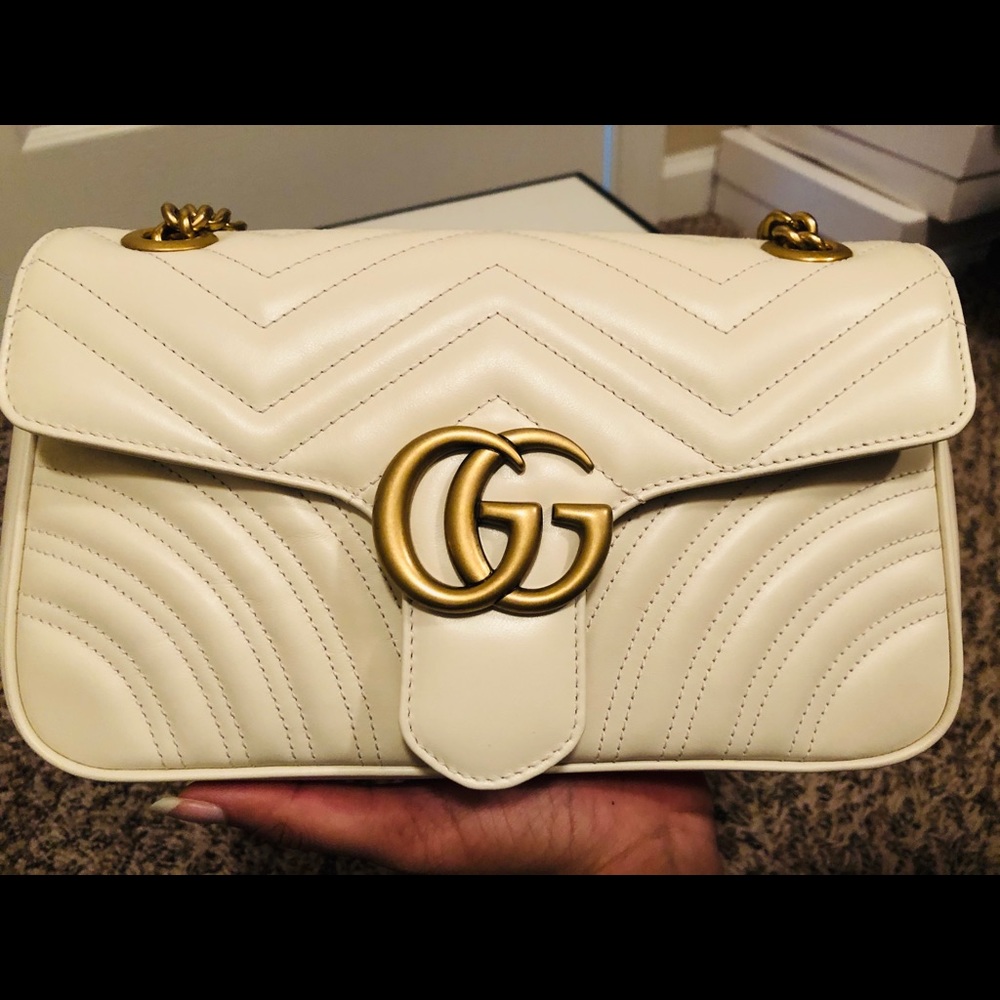 ❤️SOLD❤️ Gucci marmont matelasse small-Ivory - Picture 3 of 13